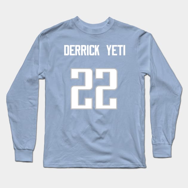 Derrick Yeti Long Sleeve T-Shirt by Aussie NFL Fantasy Show